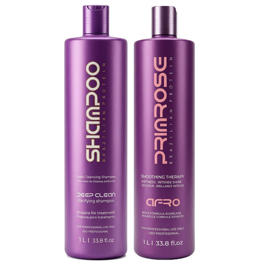 kit a Rose Afro Keratin Primerose 1 L + shampoo florensa - Florensa Brasi